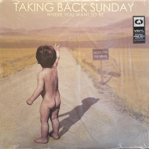 Taking Back Sunday - Where You Want To Be - Used - LP - Stereo - 33 ⅓ RPM - 2013 Reissue VG/VG