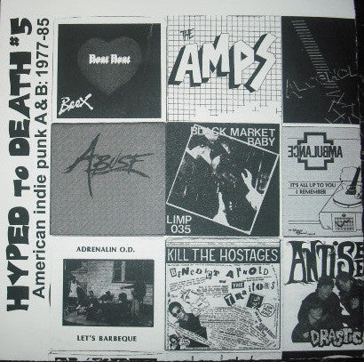 Various - Hyped To Death #5: American Indie Punk A & B: 1977-85 - Used - CD - Stereo Reissue VG/VG