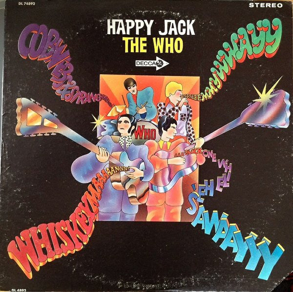 The Who - Happy Jack - Used - LP - Stereo - 33 ⅓ RPM - 1967 Reissue VG+/G+
