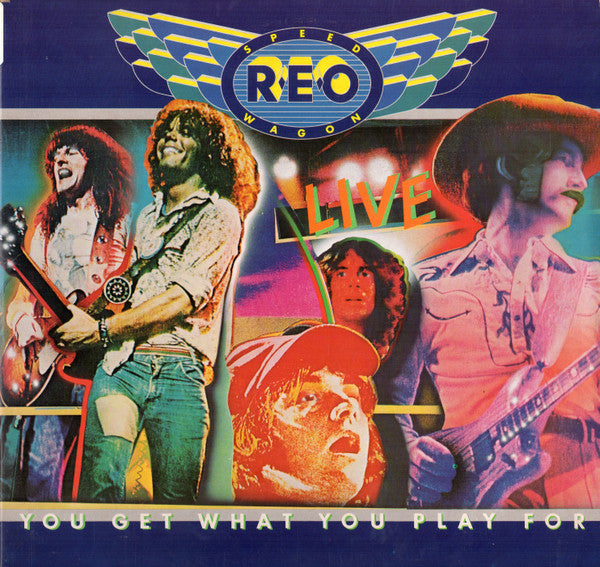 REO Speedwagon - You Get What You Play For - Used - LP - Stereo - 33 ⅓ RPM Reissue VG/VG