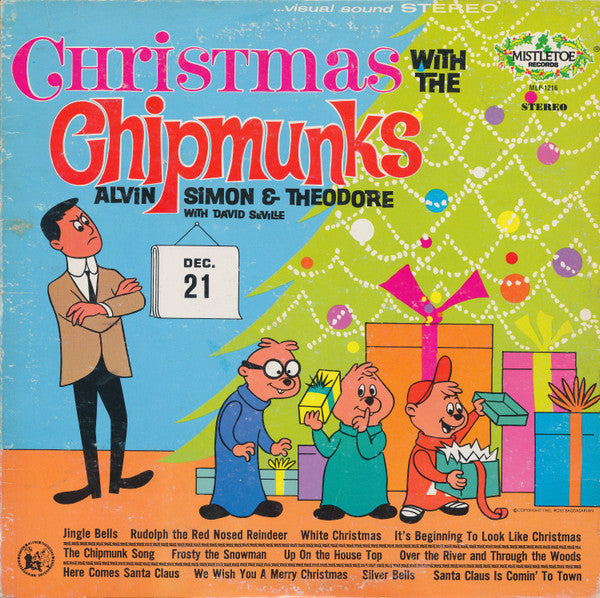 The Chipmunks - Christmas With The Chipmunks - Used - LP - Stereo - 33 ⅓ RPM - 1975 Reissue VG/VG