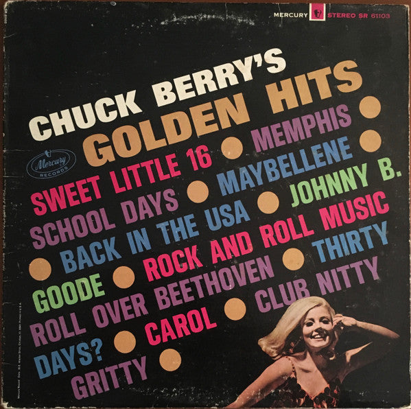 Chuck Berry - Chuck Berry's Golden Hits - Used - LP - Stereo - 33 ⅓ RPM - 1967 Reissue VG+/VG+