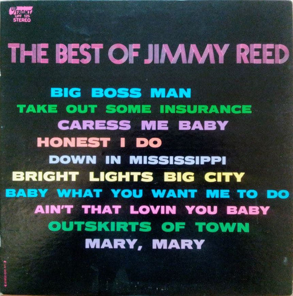 Jimmy Reed - The Best Of Jimmy Reed - Used - LP - Stereo - 33 ⅓ RPM - 1970 Reissue VG/VG
