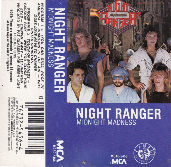 Night Ranger - Midnight Madness - Used 1983 Cassette - VG/VG