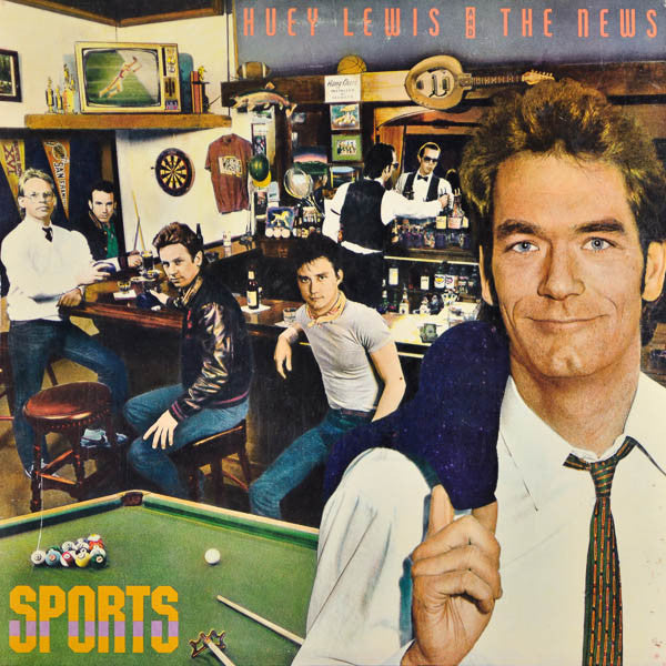 Huey Lewis & The News - Sports - Used - LP - Stereo - 33 ⅓ RPM - 1983 Reissue VG+/VG+