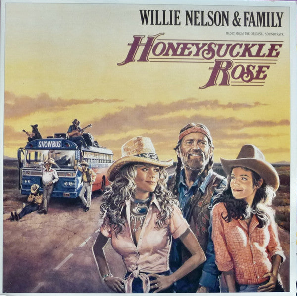 Willie Nelson & Family - Honeysuckle Rose (Music From The Original Soundtrack) - Used - LP - Stereo - 33 ⅓ RPM - 1980 Reissue VG/VG