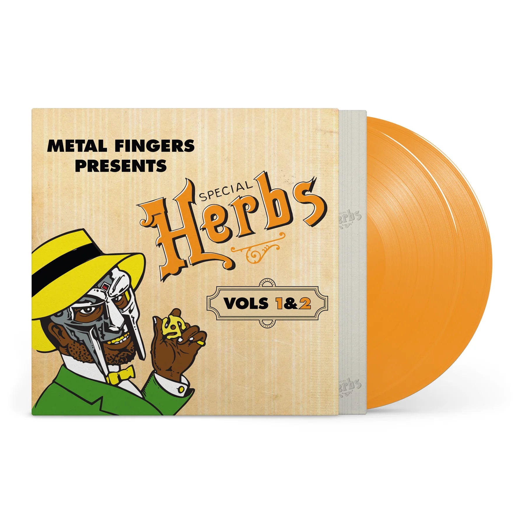 MF Doom - Metal Fingers Presents: Special Herbs Vol. 1 & 2 - 2025 2LP - Mustard