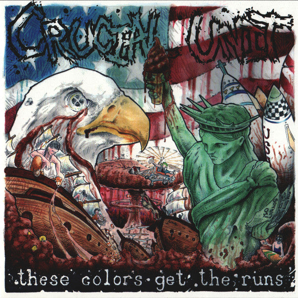 Crucial Unit - These Colors Get The Runs - Used - CD - Stereo - 2003 Reissue VG+/VG+