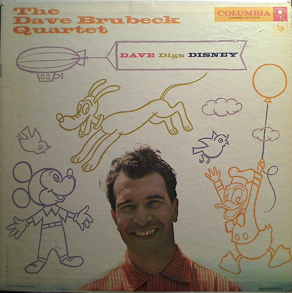 The Dave Brubeck Quartet - Dave Digs Disney - Used - LP - Mono - 33 ⅓ RPM - 1957 Reissue VG/G