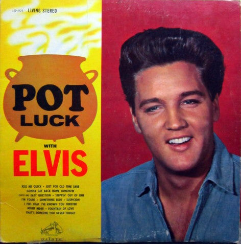 Elvis Presley - Pot Luck - Used - LP - Stereo - 33 ⅓ RPM - 1962 Reissue NM/NM