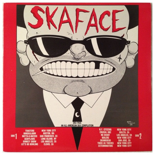 Various - Ska Face: An All American Ska Compilation - Used - LP - Stereo - 33 ⅓ RPM - 1988 VG+/VG*