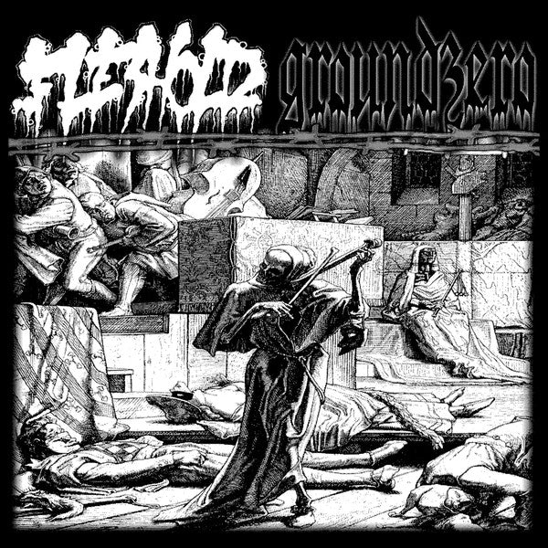 Groundzero - Groundzero / Fleshold  - Used 1997 7" Single - VG+/VG *