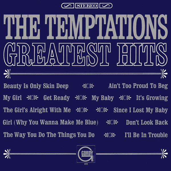 The Temptations - Greatest Hits - Used - LP - Stereo - 33 ⅓ RPM - 1966 Reissue VG/VG
