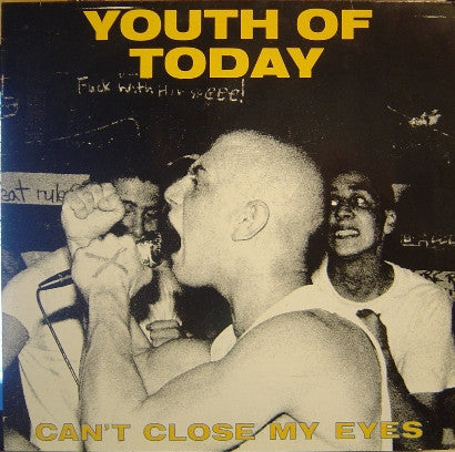 Youth Of Today - Can't Close My Eyes - Used 1988 Import LP - VG+/VG+ *