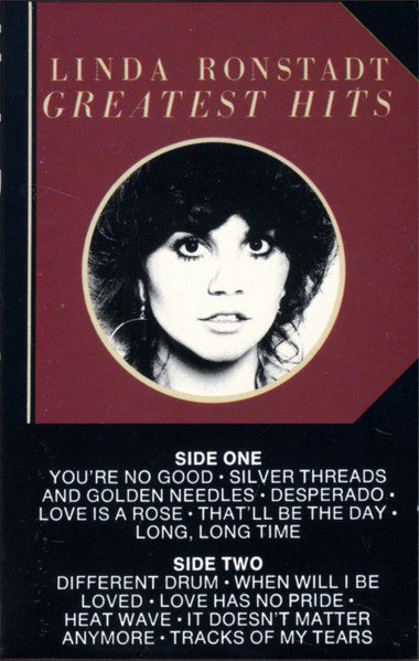Linda Ronstadt - Greatest Hits - Used 198X Cassette - VG/VG