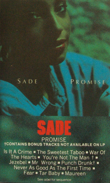 Sade - Promise - Used 1985 Cassette VG+/VG