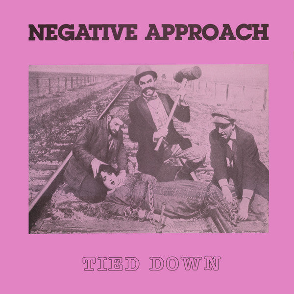 Negative Approach - Tied Down - Used  198X LP Repress - VG+/VG+ *
