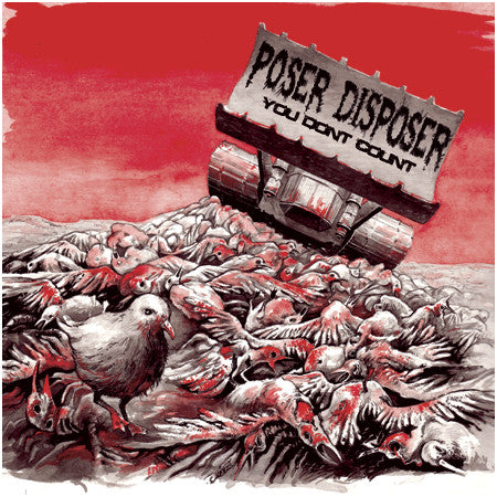 Poser Disposer - You Don't Count - Used 2005 7" EP - NM/VG