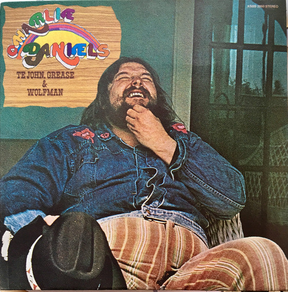 Charlie Daniels - Te John, Grease & Wolfman - Used - LP - Stereo - 33 ⅓ RPM - 1972 Reissue VG/VG