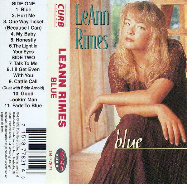 LeAnn Rimes - Blue - Used 1996 Cassette - VG/VG