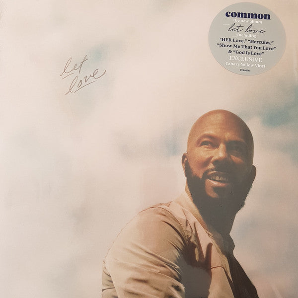 Common - Let Love - 2023 LP Reissue - Canary Yellow