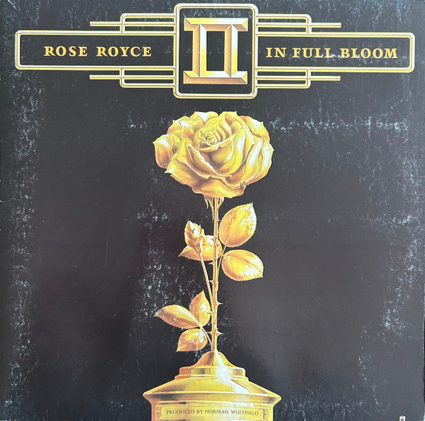 Rose Royce - In Full Bloom - Used - LP - Stereo - 33 ⅓ RPM - 1977 Reissue VG/VG