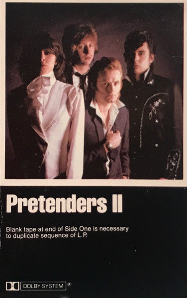 The Pretenders - Pretenders II - Used 1981 Cassette - VG/VG