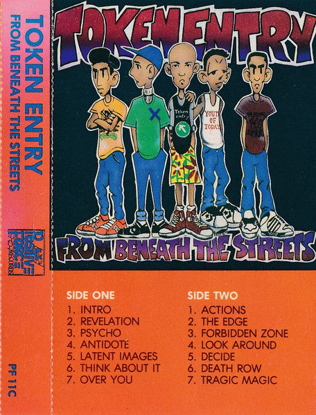 Token Entry - From Beneath The Streets - Used 1987 Cassette - VG/VG