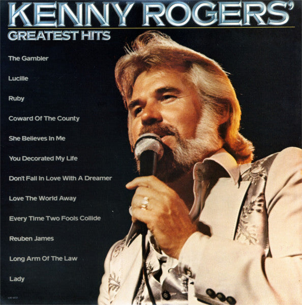 Kenny Rogers - Greatest Hits - Used - LP - Stereo - 33 ⅓ RPM - 1980 Reissue VG/VG