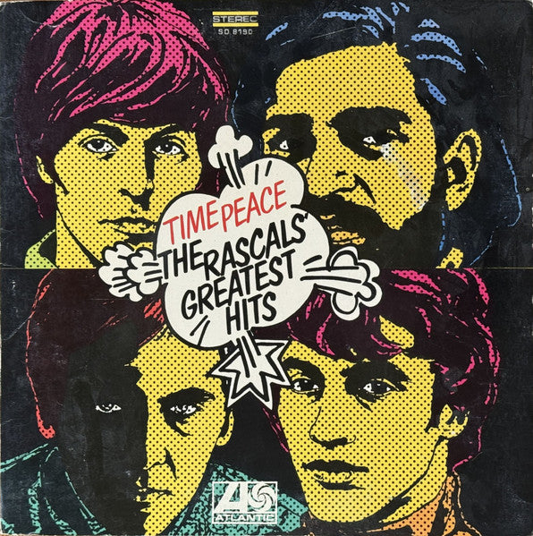 The Rascals - Time Peace (The Rascals' Greatest Hits) - Used - LP - Stereo - 33 ⅓ RPM - 1968 Reissue VG/VG