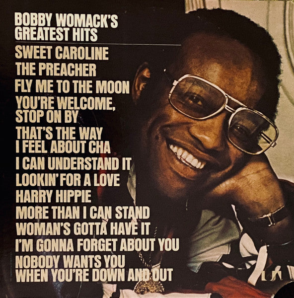 Bobby Womack - Bobby Womack's Greatest Hits - Used - LP - Stereo - 33 ⅓ RPM - 1974 Reissue VG/VG