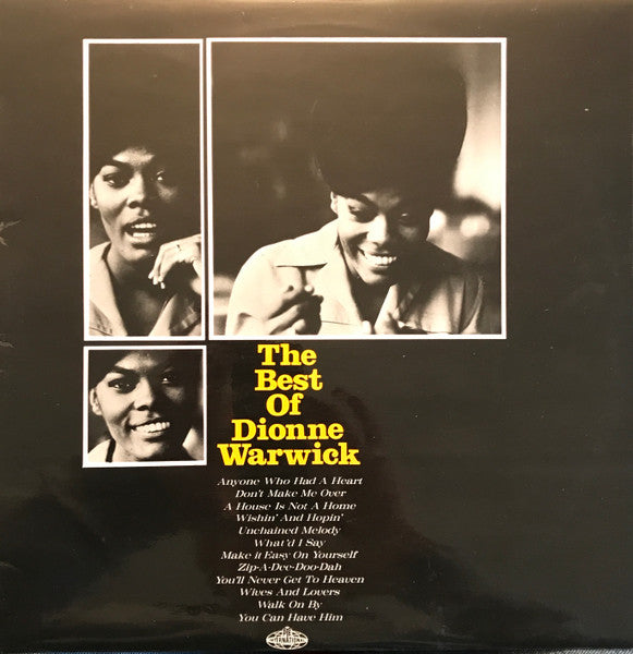 Dionne Warwick - The Best Of Dionne Warwick - Used - LP - Stereo - 33 ⅓ RPM - 1968 Reissue VG/VG