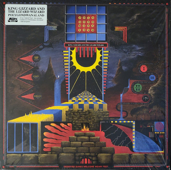 King Gizzard And The Lizard Wizard - Polygondwanaland -2018 LP Reissue - 4 Way Color