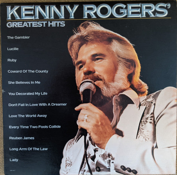 Kenny Rogers - Greatest Hits - Used - LP - Stereo - 33 ⅓ RPM - 1980 Reissue VG/VG