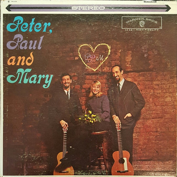 Peter, Paul & Mary - Peter, Paul And Mary - Used - LP - Stereo - 33 ⅓ RPM - 1962 Reissue VG/VG