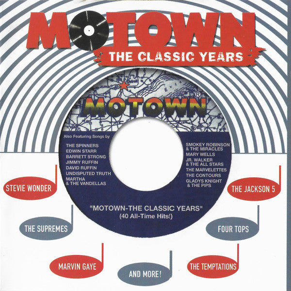 Various - Motown - The Classic Years - Used - CD - Stereo - 2000 Reissue VG/VG