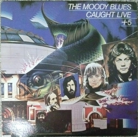 The Moody Blues - Caught Live +5 - Used - LP - Stereo - 33 ⅓ RPM - 1977 Reissue VG/VG Reissue VG/VG