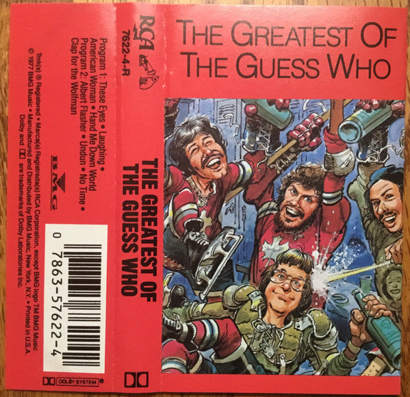 The Guess Who - The Greatest Of The Guess Who - Used 1988 Cassette - VG/VG