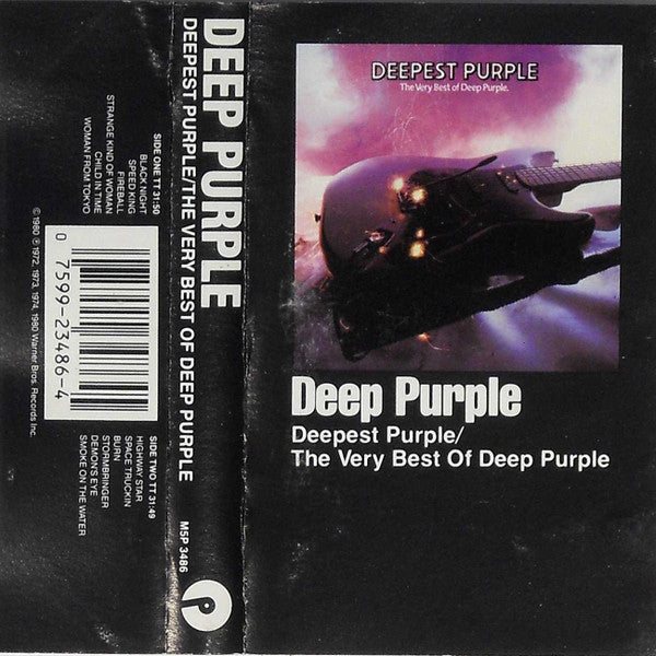 Deep Purple - Deepest Purple : The Very Best Of Deep Purple - Used Cassette - VG/G