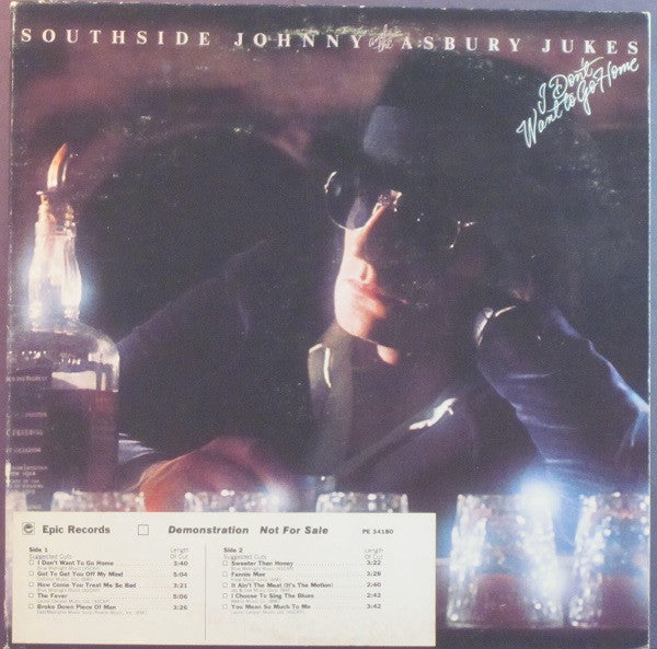Southside Johnny & The Asbury Jukes - I Don't Want To Go Home - Used - LP - Stereo - 33 ⅓ RPM - 1976 Reissue VG/VG