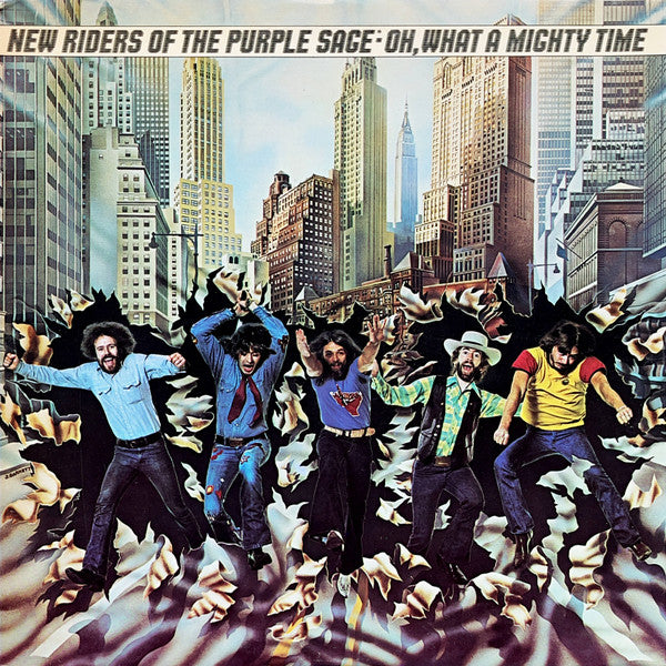 New Riders Of The Purple Sage - Oh, What A Mighty Time - Used - LP - Stereo - 33 ⅓ RPM - 1975