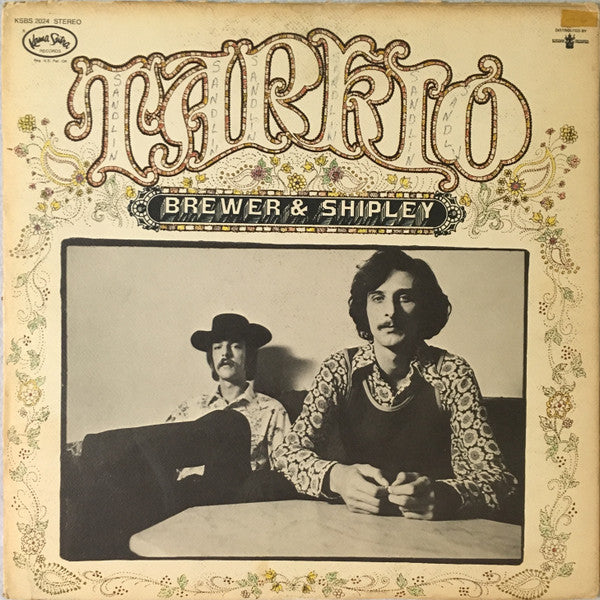 Brewer And Shipley - Tarkio - Used - LP - Stereo - 33 ⅓ RPM - 1970 Reissue VG+/VG