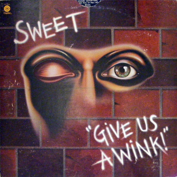 The Sweet - Give Us A Wink - Used - LP - Stereo - 33 ⅓ RPM - 1976 Reissue VG+/VG