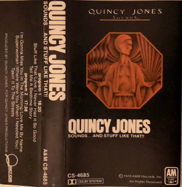 Quincy Jones - Sounds ... And Stuff Like That!! - Used 1978 Cassette - VG/VG