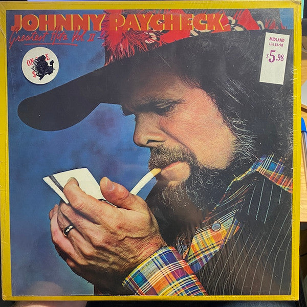 Johnny Paycheck - Greatest Hits, Volume 2 - Used - LP - Stereo - 33 ⅓ RPM - 1978 Reissue VG/VG