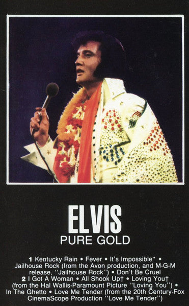 Elvis Presley - Pure Gold - Used 19XX Cassette - VG+/VG