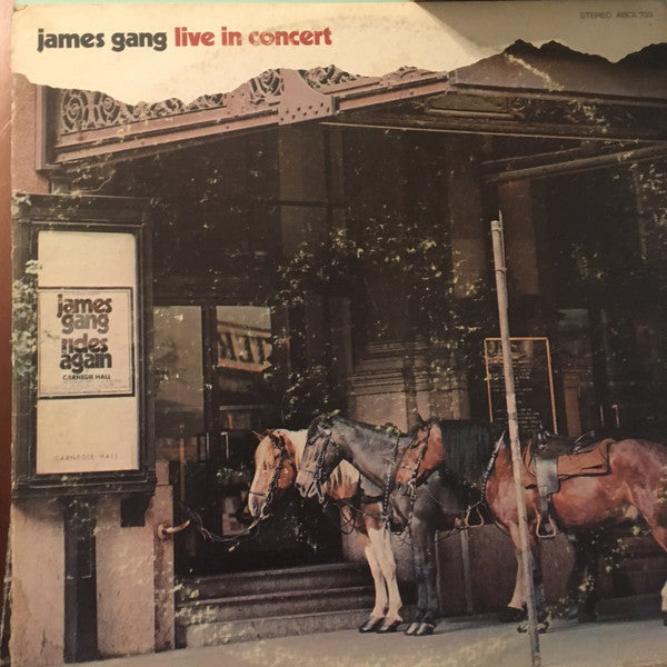 James Gang - Live In Concert - Used - LP - Stereo - 33 ⅓ RPM - 1971 Reissue VG/VG