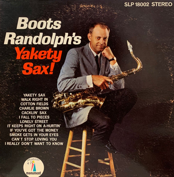 Boots Randolph - Boots Randolph's Yakety Sax! - Used - LP - Stereo - 33 ⅓ RPM Reissue VG/VG