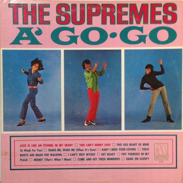 The Supremes - A' Go-Go - Used - LP - Mono - 33 ⅓ RPM - 1966 Reissue VG/VG