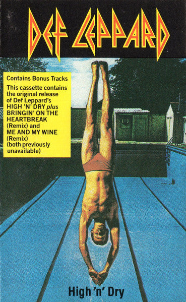 Def Leppard - High 'N' Dry - Used 1981 Cassette - VG/VG